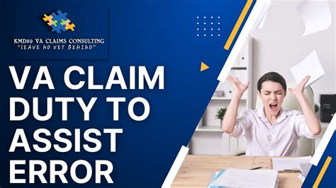 A clear and unmistakable <b>error</b>; The reviewer, who identifies or learns of a <b>duty</b> <b>to</b> <b>assist</b> <b>error</b>, can return the claim to the regional office for correction. . Va duty to assist error